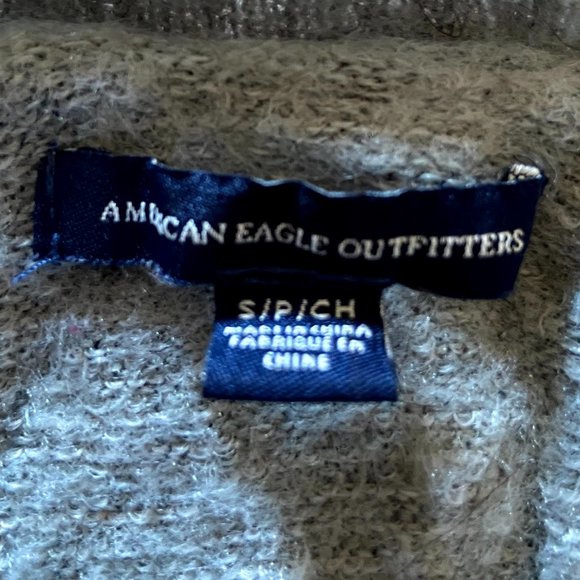 Gray American Eagle Cardigan (size S) - Picture 3 of 4